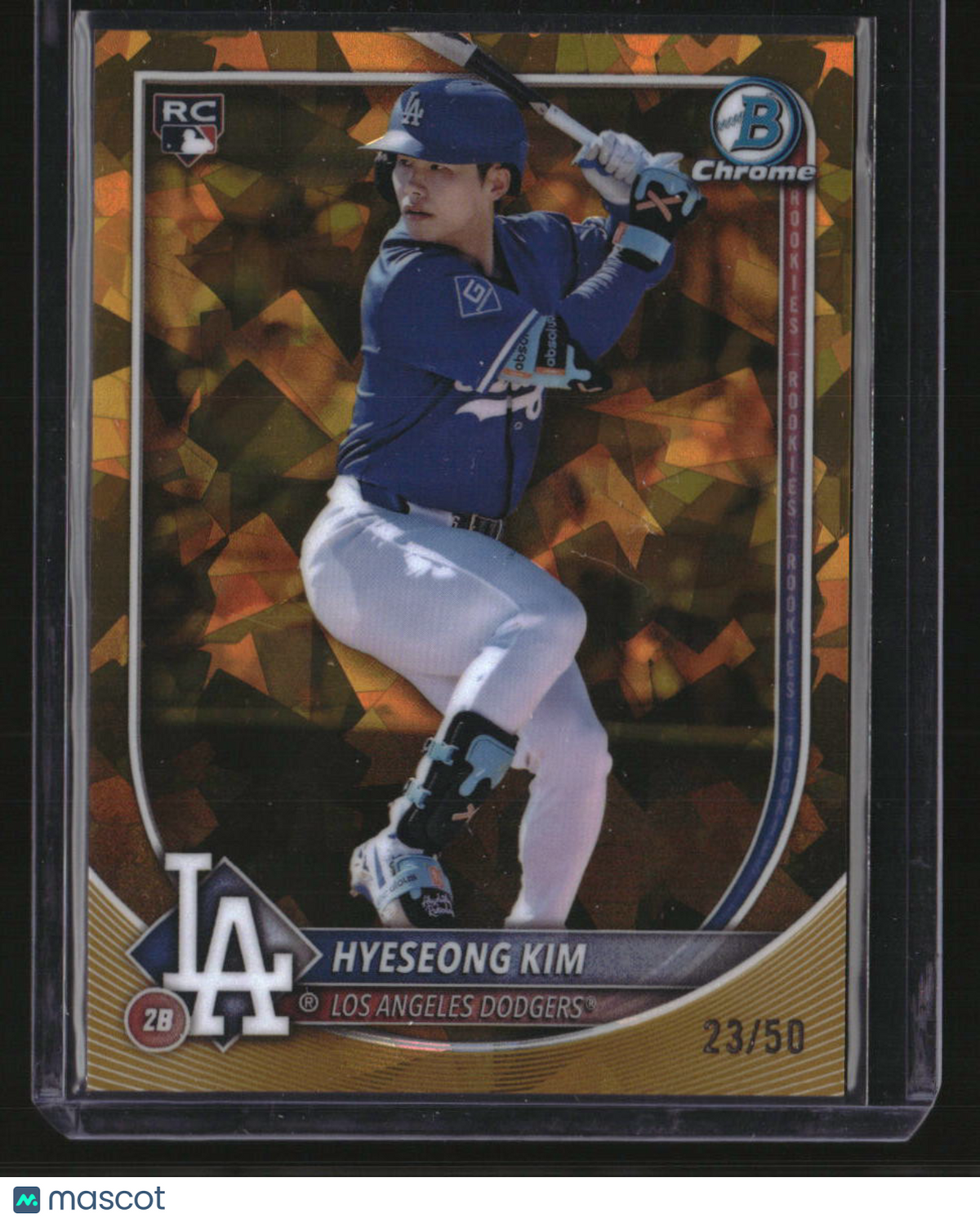 2025 Bowman Chrome Sapphire Edition Hyeseong Kim Gold Sapphire #/50