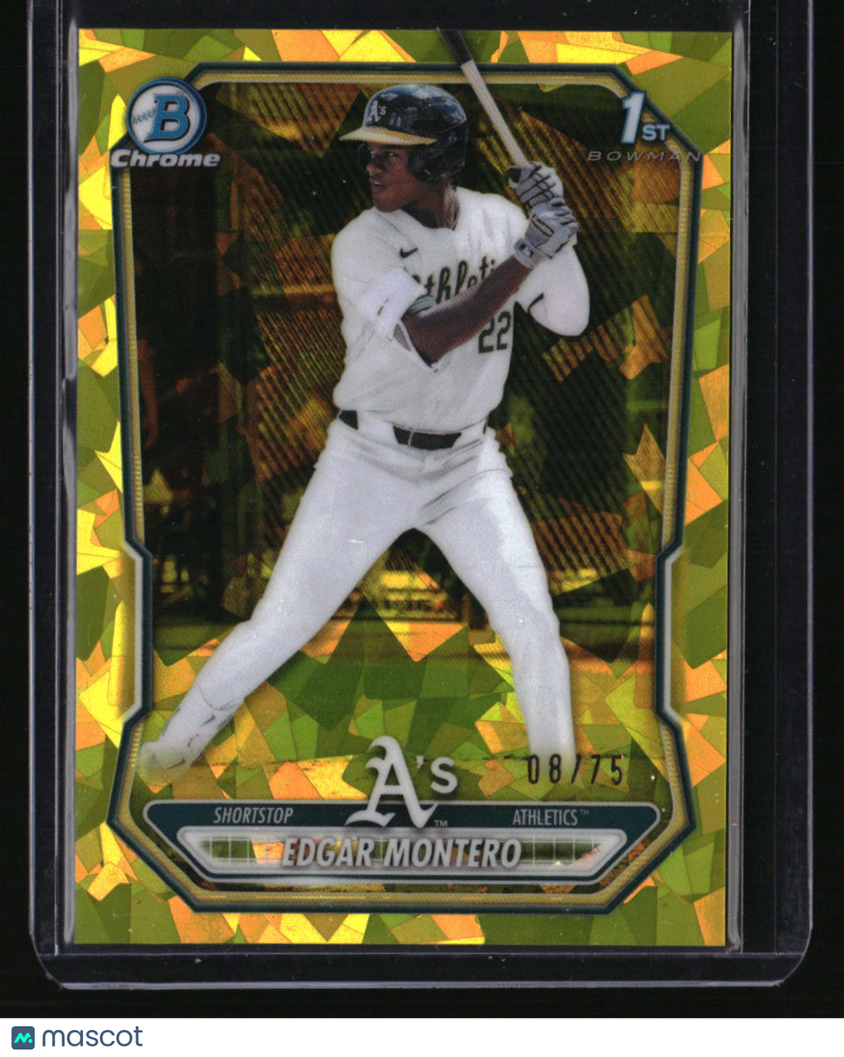 2026 Bowman Sapphire Edition Edgar Montero Yellow #/75