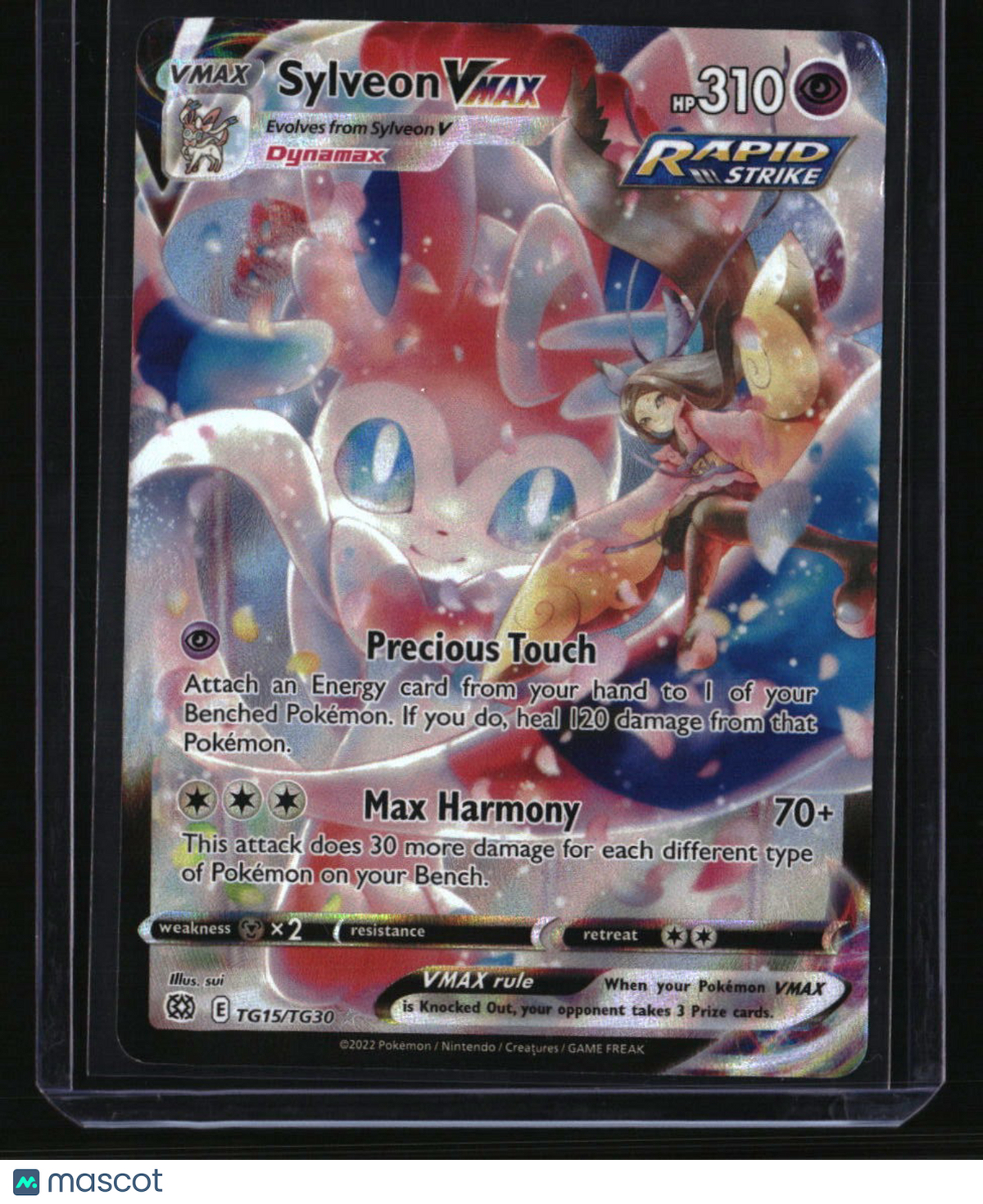SWSH09: Brilliant Stars Trainer Gallery Sylveon VMAX