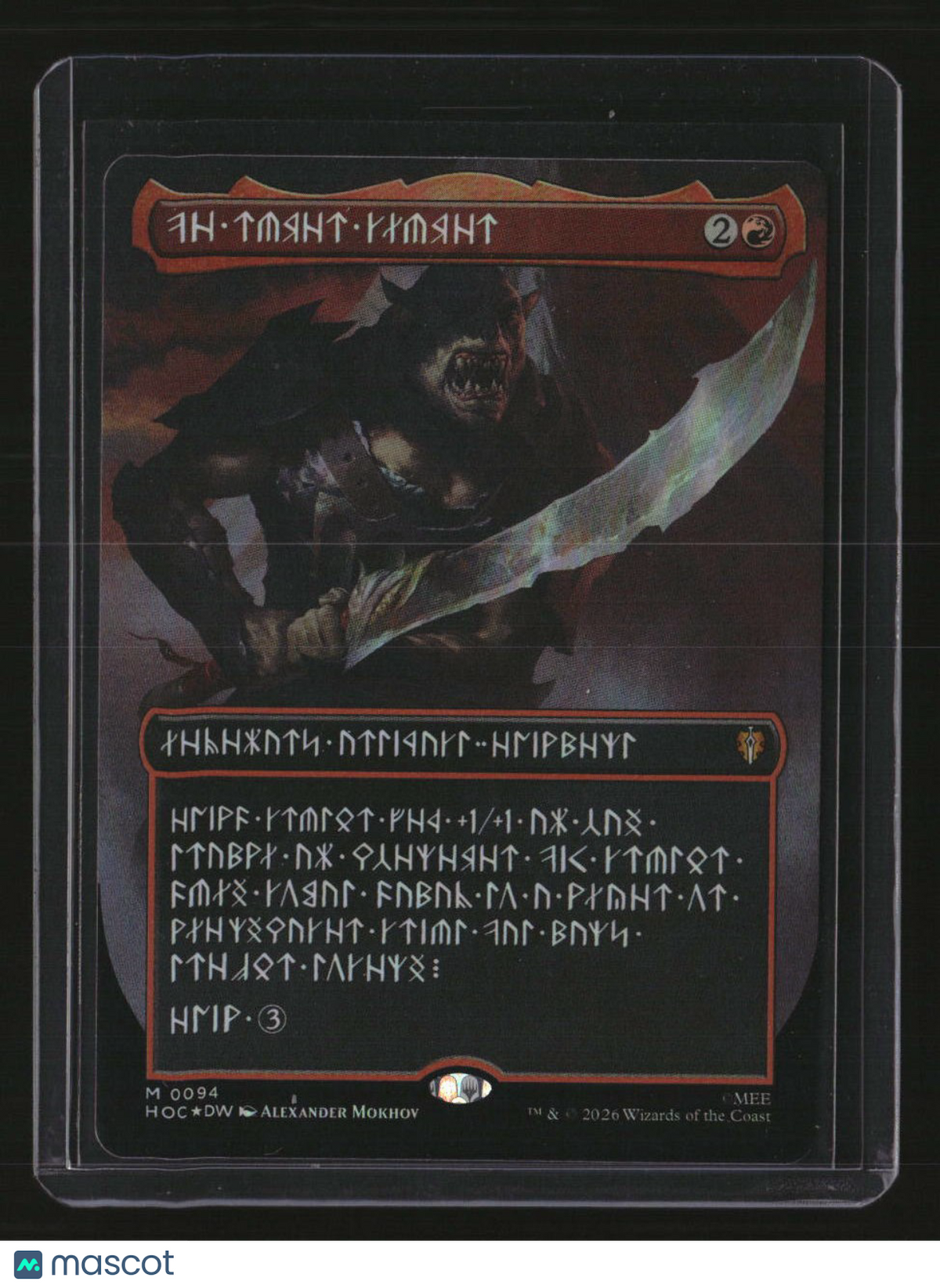 The Hobbit: Eternal-Legal The Reaver Cleaver (Borderless) (Dwarvish) Foil