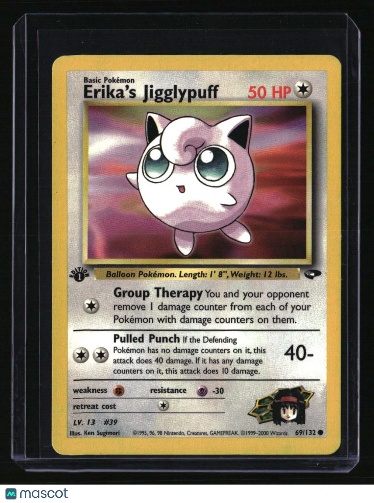 1st Edition Gym Challenge Erika's Jigglypuff