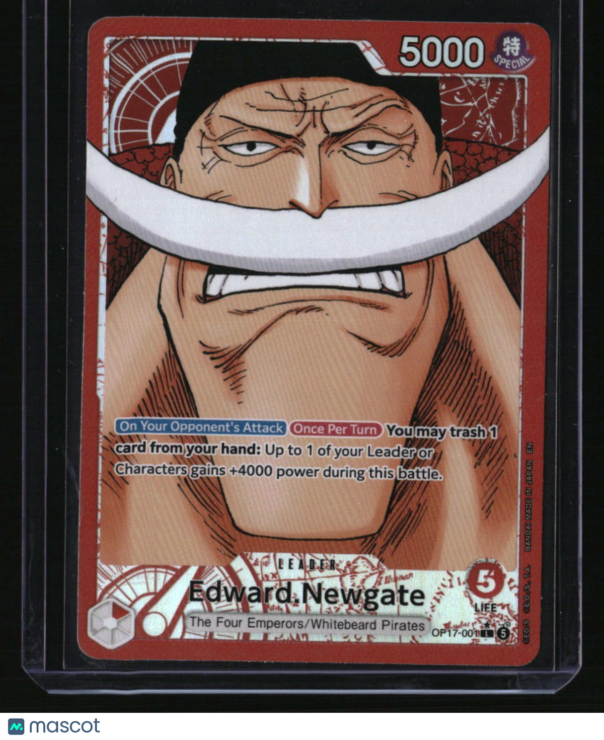 The World's Strongest Warriors Edward.Newgate (001) (Alternate Art)