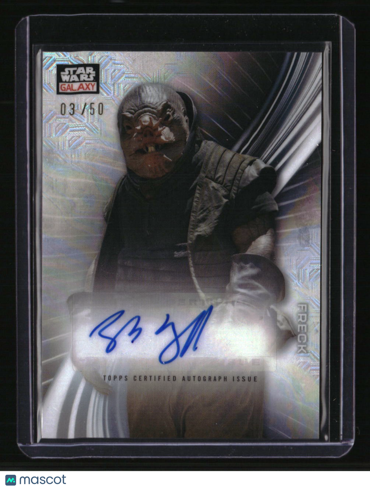 2025 Topps Chrome Star Wars Galaxy Zach Braff Galaxy Autographs Mojo