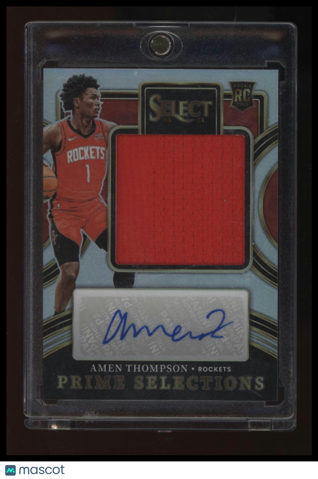 2023-24 Panini Select Amen Thompson Prime Selections Signatures #/99