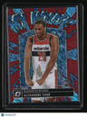 2024-25 Panini Prizm Alexandre Sarr Deep Space Prizms Red Pulsar #/75
