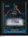 2023-24 Stadium Club Chrome UEFA Champions League Maicon Auto Blue Wave #/75