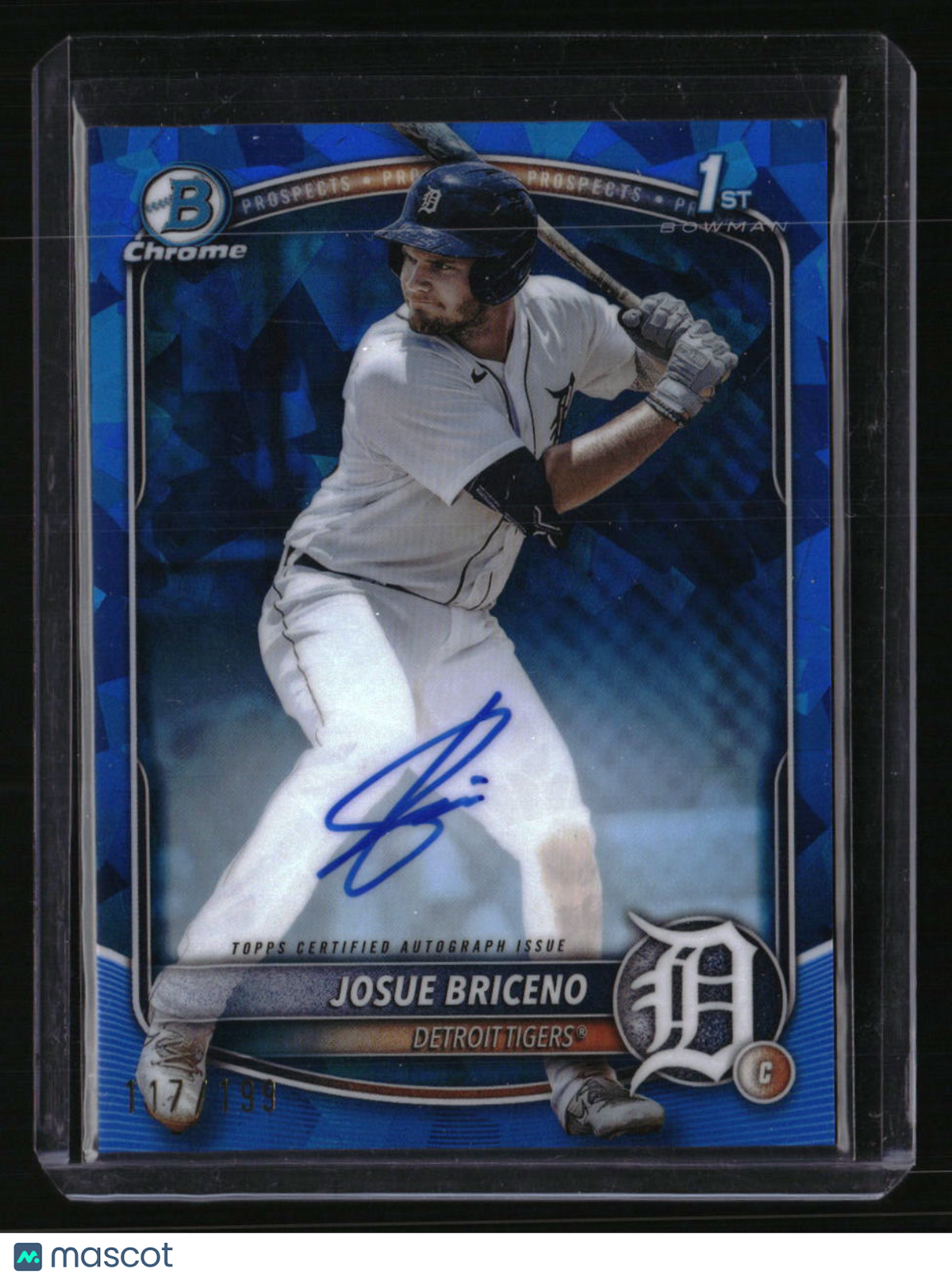 2025 Bowman Sapphire Edition Josue Briceno Autographs #/199