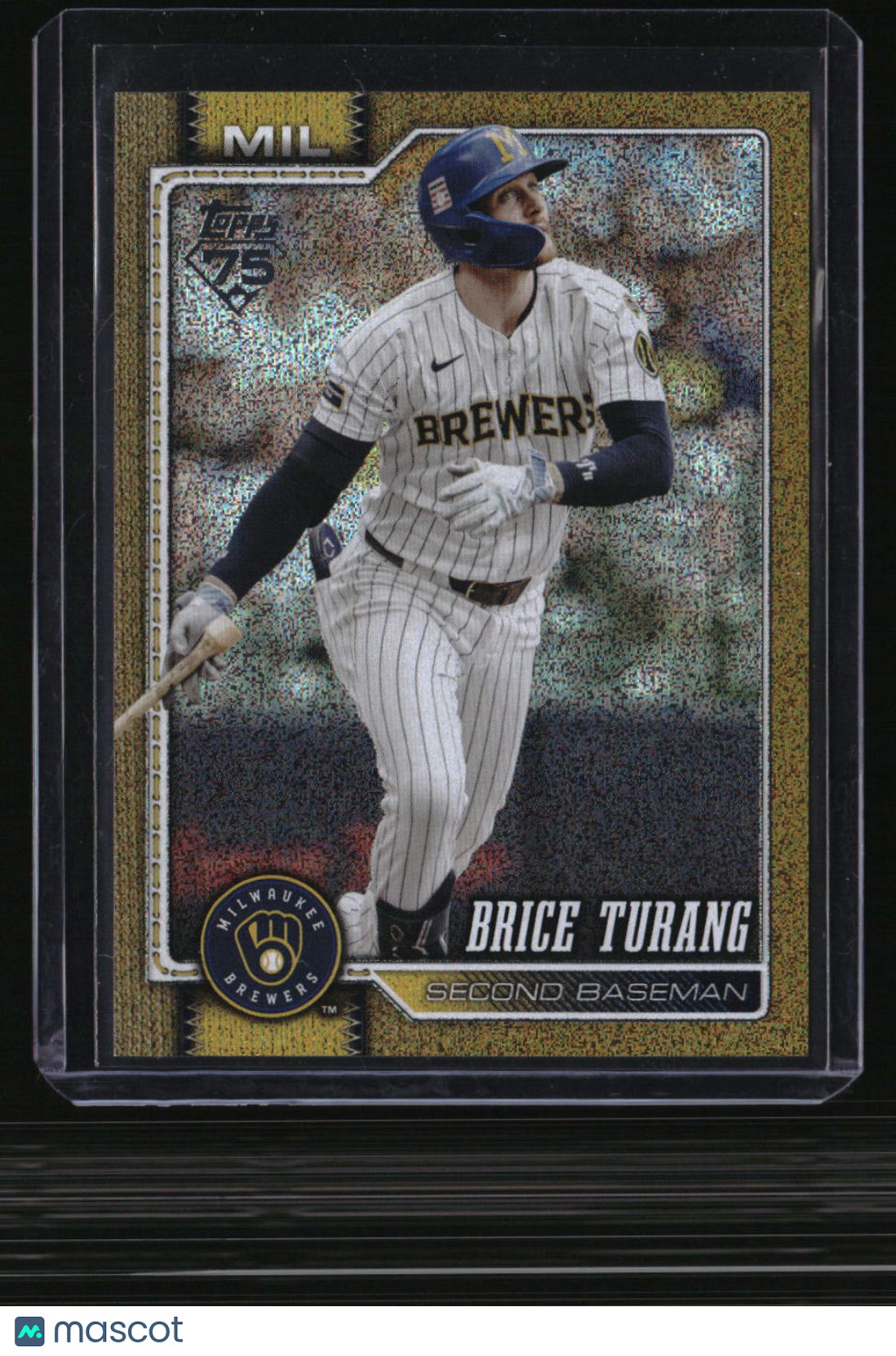 2026 Topps Brice Turang Gold Sandglitter #/50