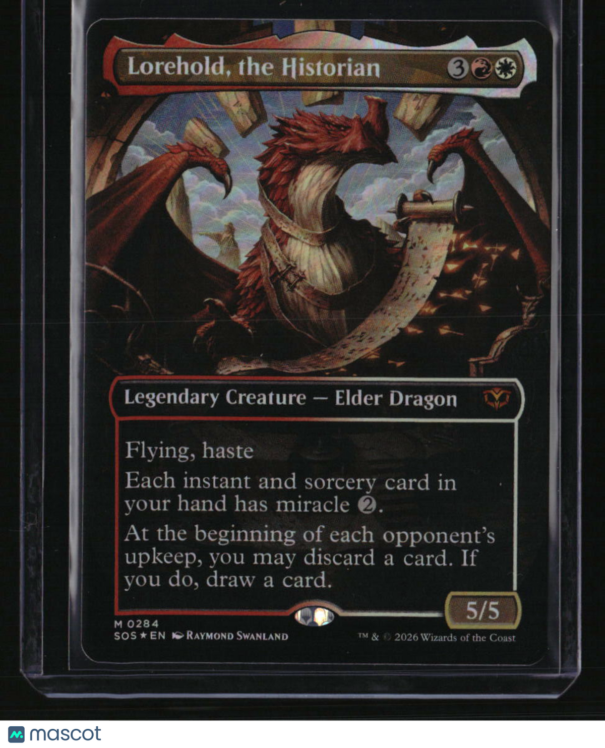 Secrets of Strixhaven Lorehold, the Historian (Borderless) Foil
