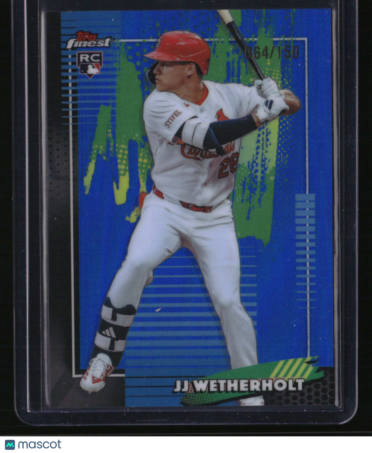 2026 Finest JJ Wetherholt Blue Common Refractors #/150