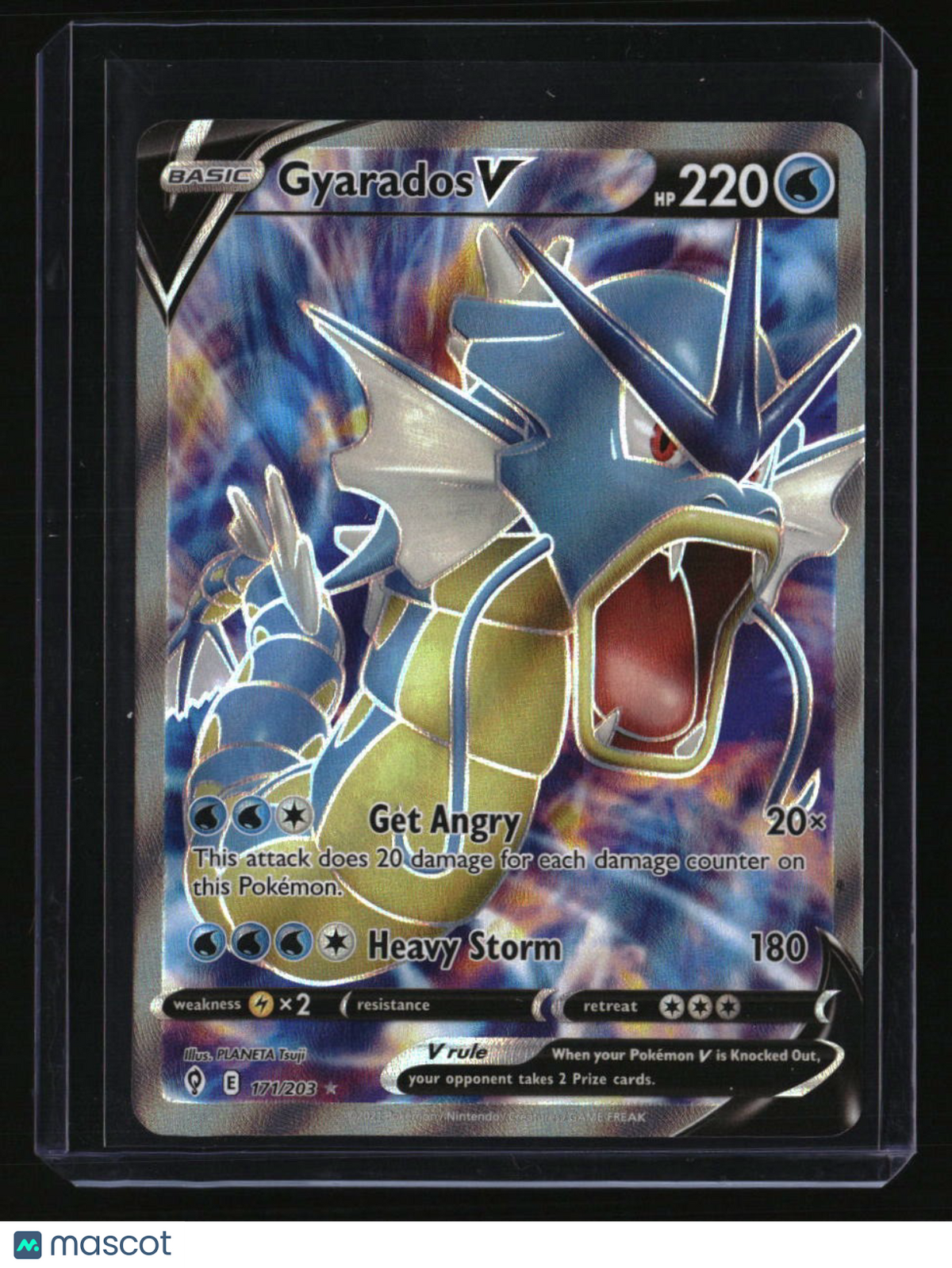 SWSH07: Evolving Skies Gyarados V (Full Art)