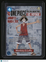 One Piece Promotion Cards Monkey.D.Luffy (055) (College Basketball US Voyage)