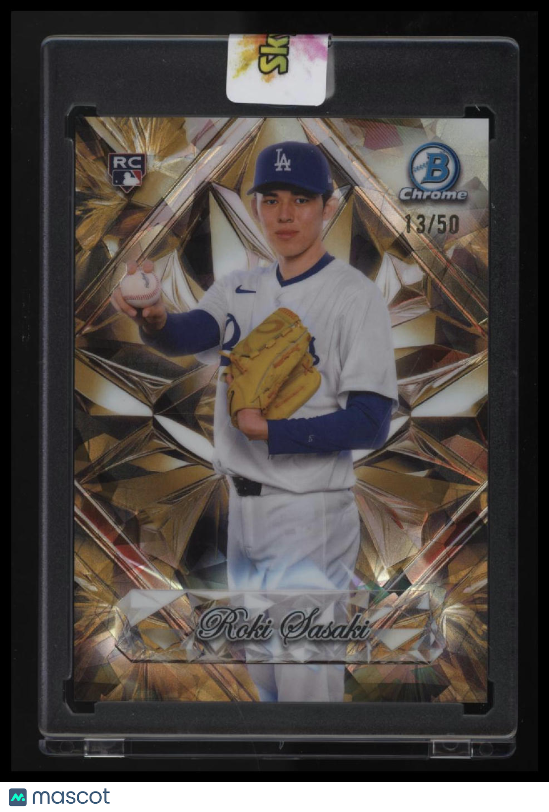 2025 Bowman Chrome Sapphire Edition Roki Sasaki Sapphire Selections Gold #/50