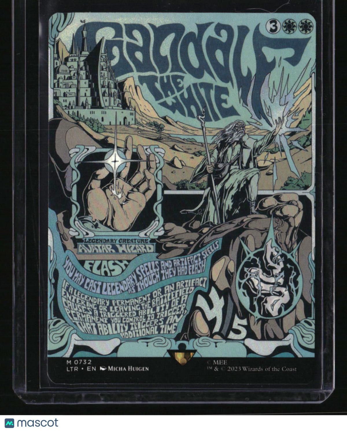 The Lord of the Rings: Gandalf the White (Borderless Poster)