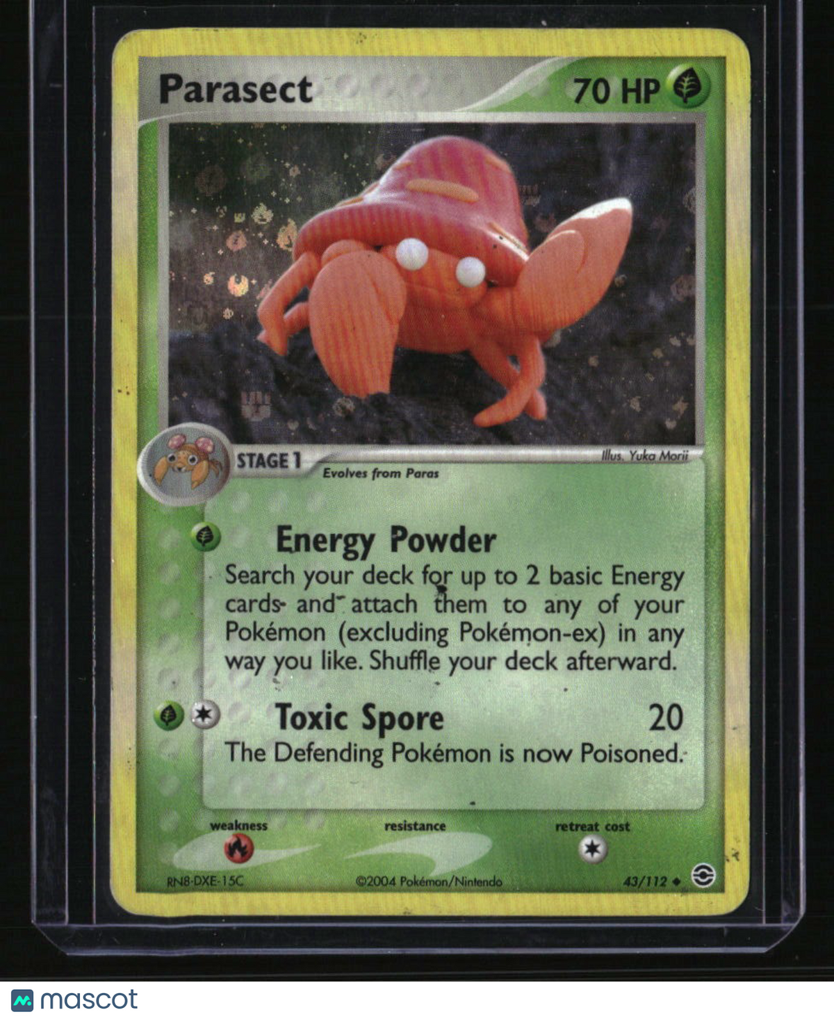 EX FireRed & LeafGreen Parasect Reverse Holo