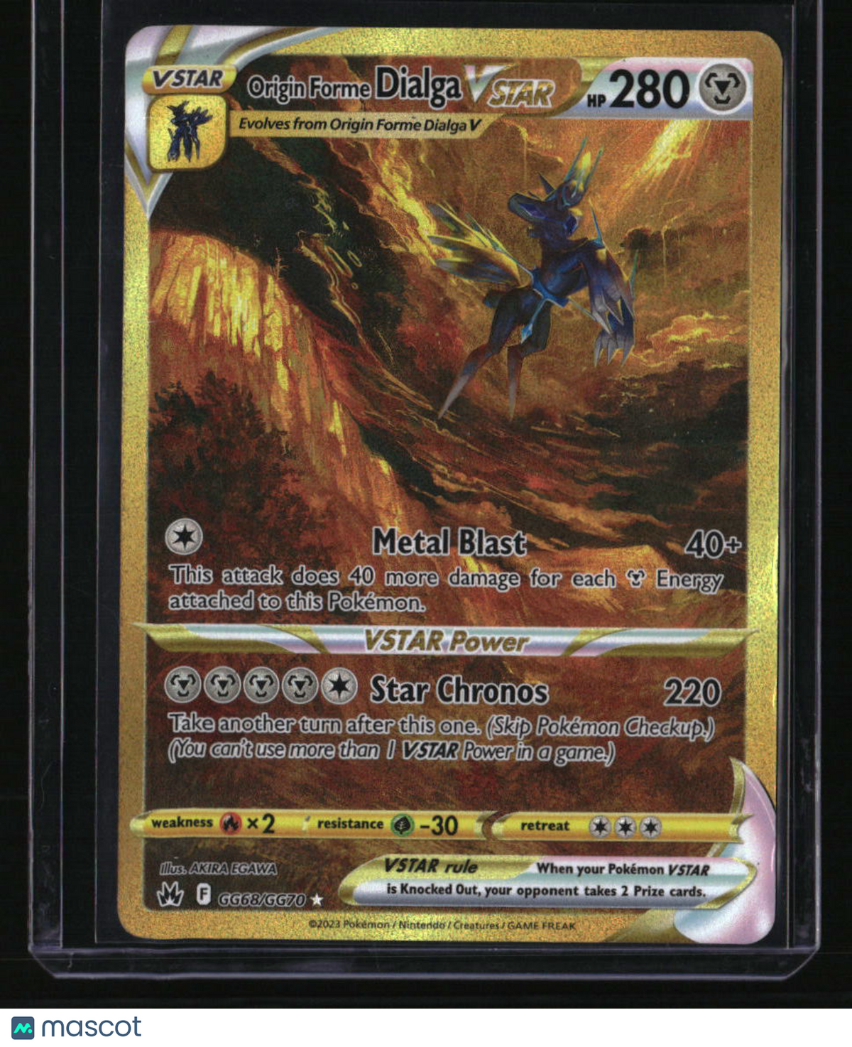 SWSH: Crown Zenith: Galarian Gallery Origin Forme Dialga VSTAR (Secret)