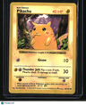 Base Set (Shadowless) Pikachu
