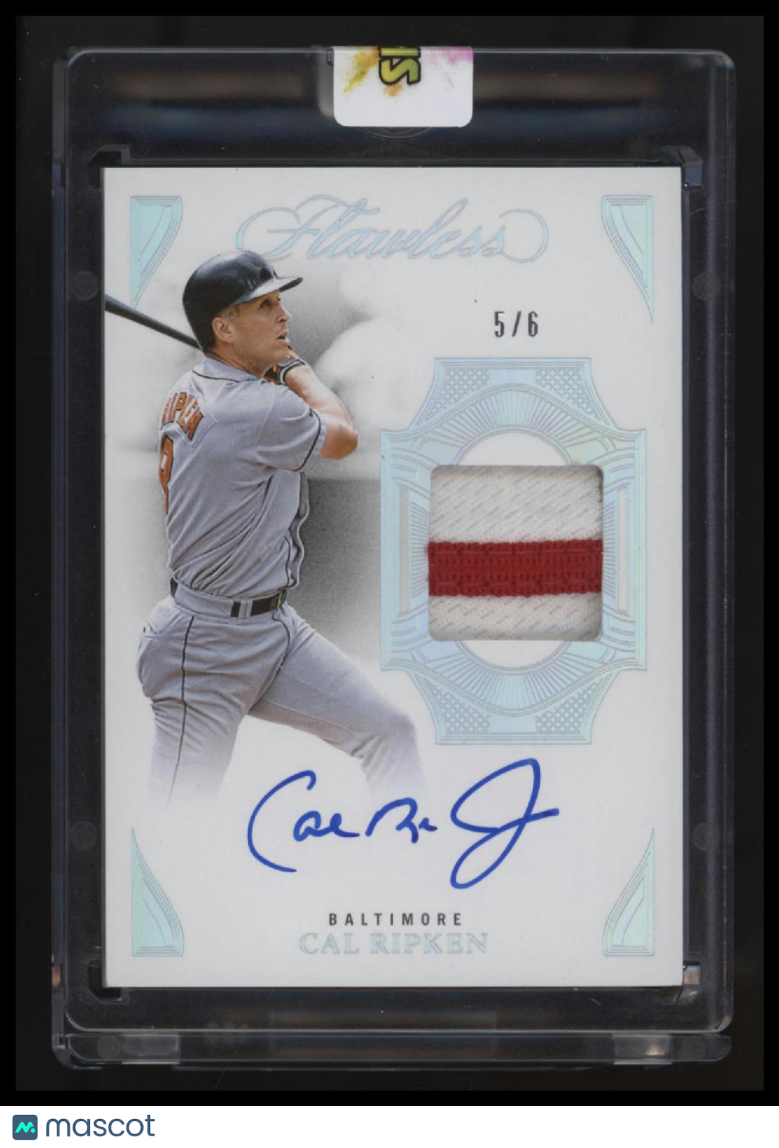 2025 Panini Flawless Cal Ripken Prime Patch Auto #/6
