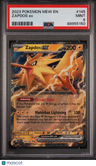 2023 Pokemon Mew En-151 Zapdos Ex PSA 9