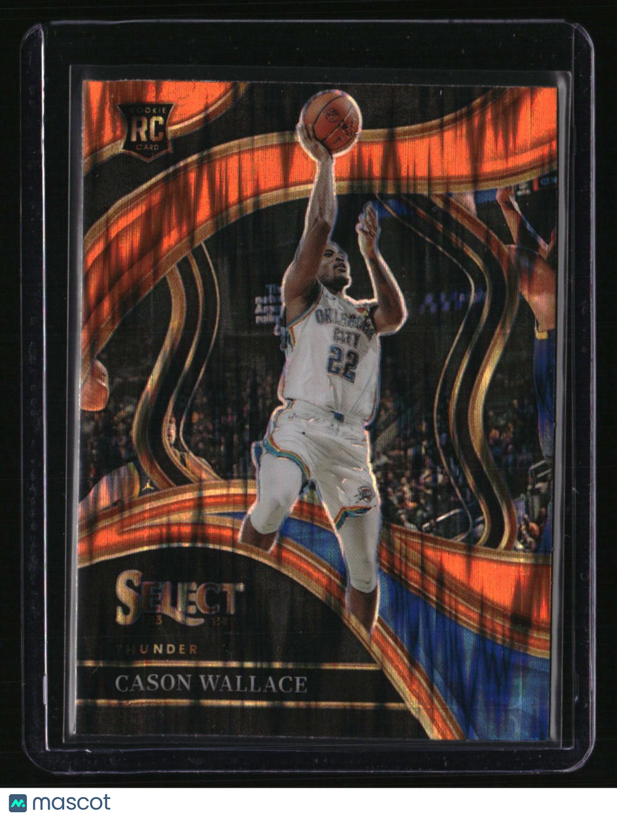 2023-24 Panini Select Cason Wallace Orange Flash Prizms
