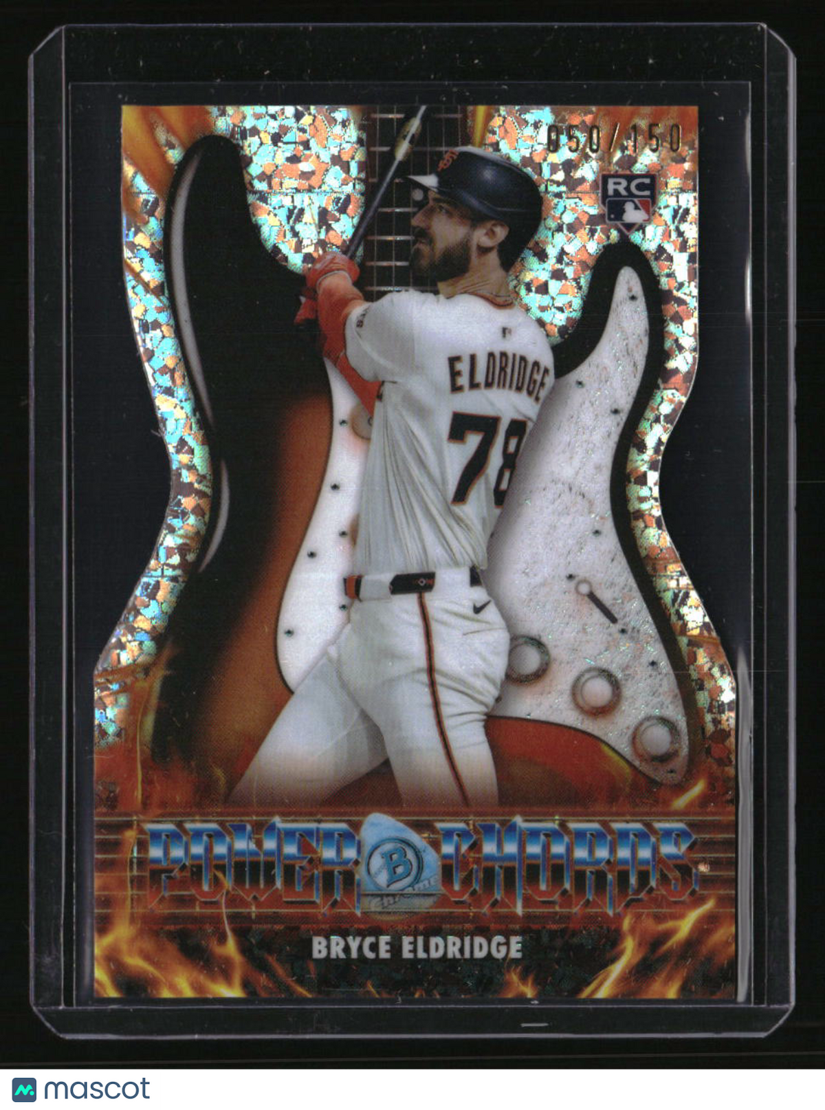 2026 Bowman Bryce Eldridge Power Chords Mini-Diamond Refractors #/150