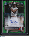 2025 Bowman Draft Quentin Young Chrome Prospect Autographs Green Lava #/99