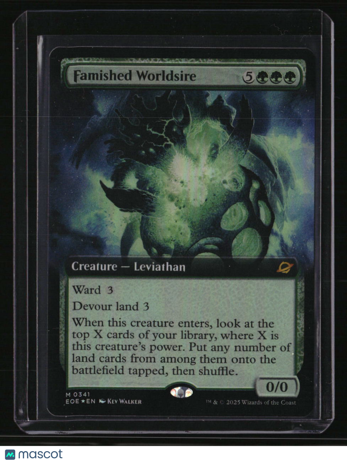 Edge of Eternities Famished Worldsire (Extended Art) Foil