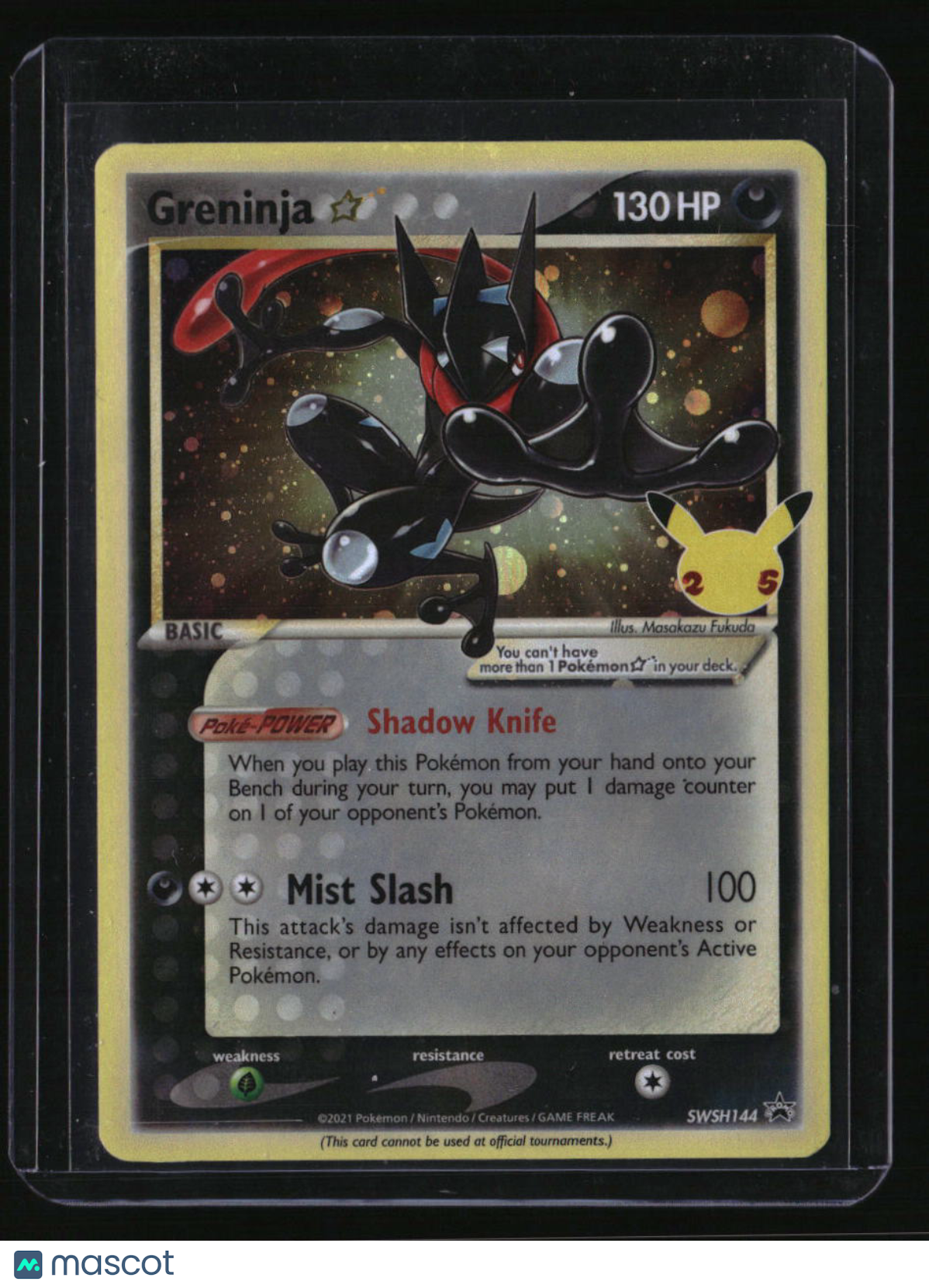 SWSH: Sword & Shield Promo Cards Greninja Star w/ Swirl