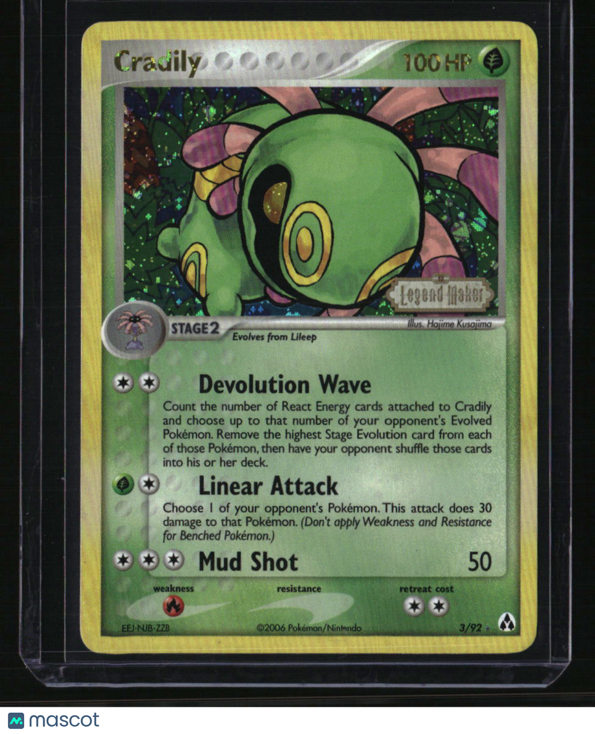 Legend Maker Cradily Reverse Holo