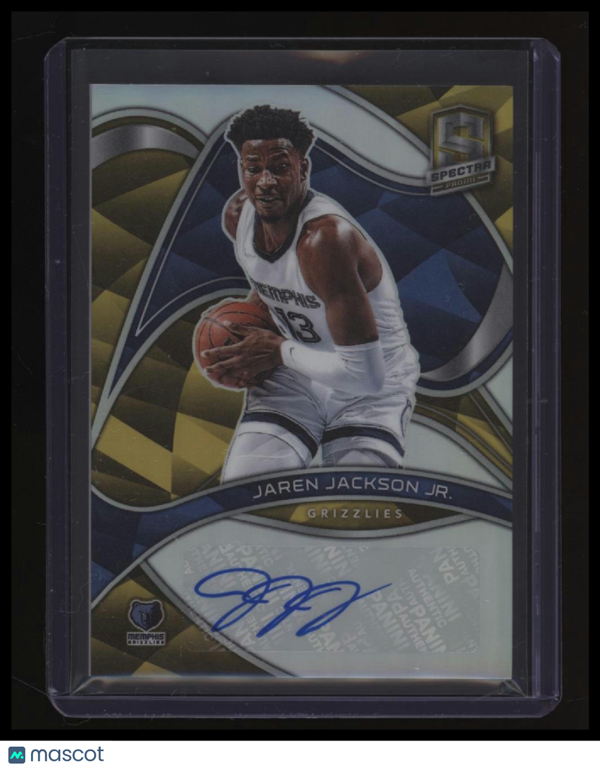 2021-22 Panini Spectra Jaren Jackson Jr. Signatures Gold #/10