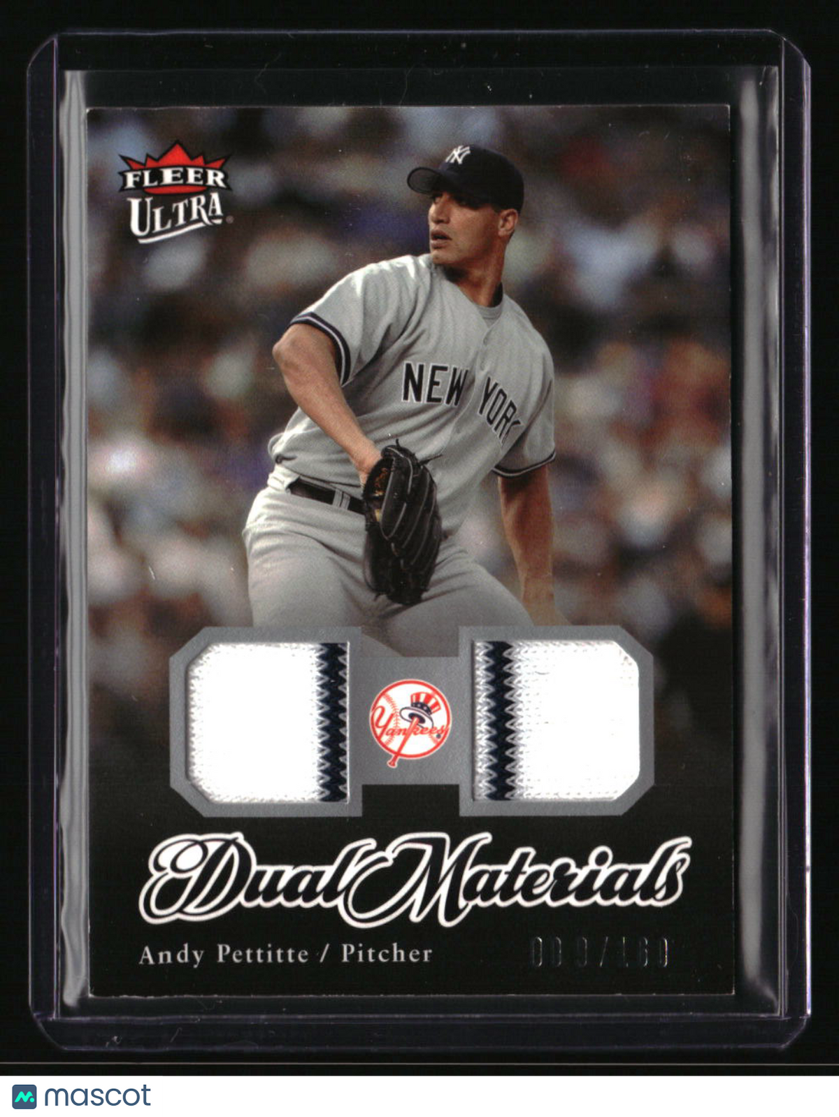 2007 Ultra Andy Pettitte Dual Materials #/160