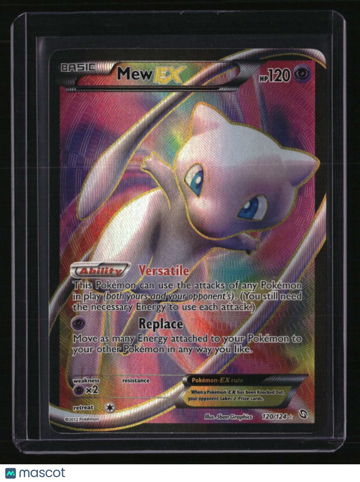 Dragons Exalted Mew EX (120 Full Art)