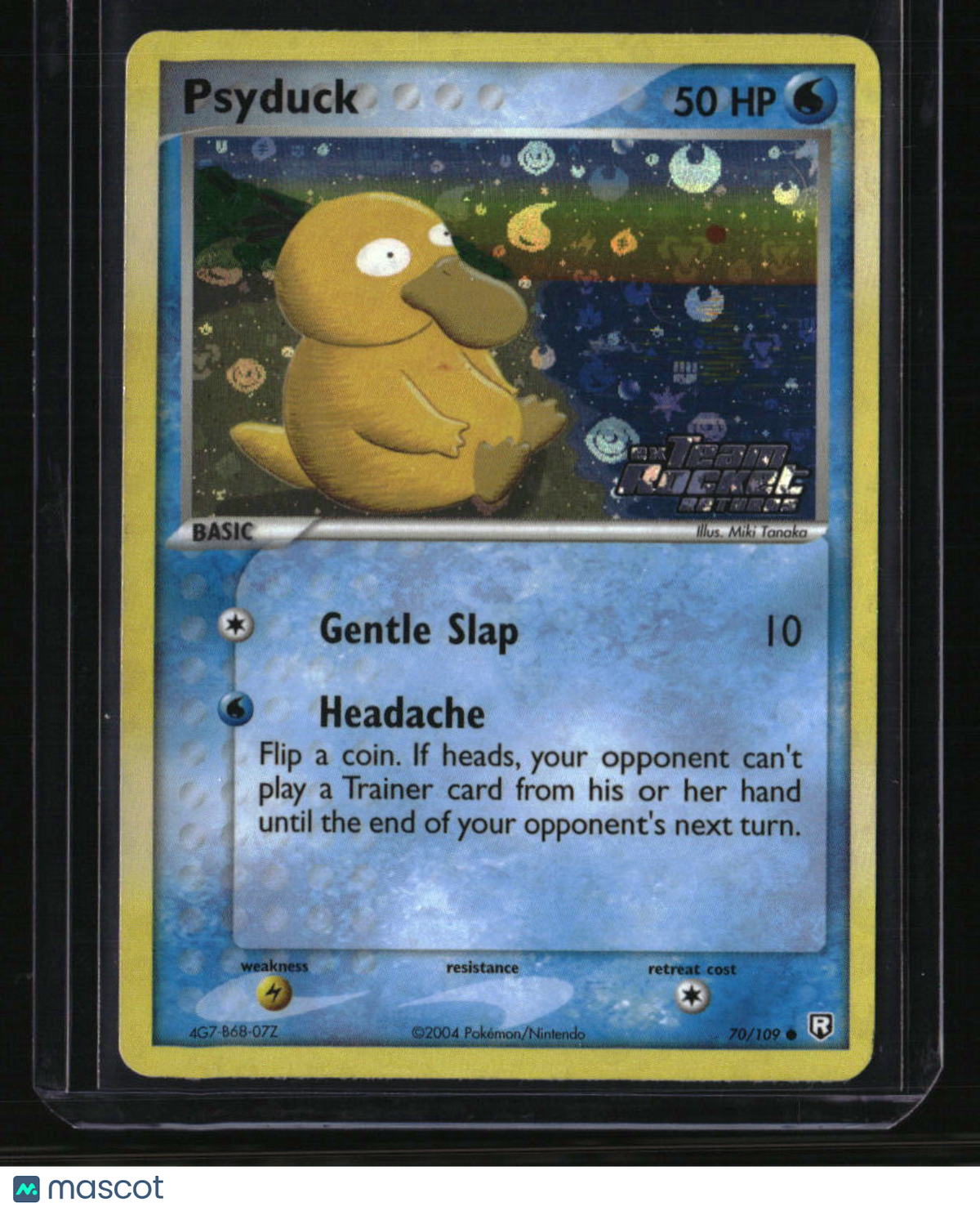 Team Rocket Returns Psyduck Reverse Holo
