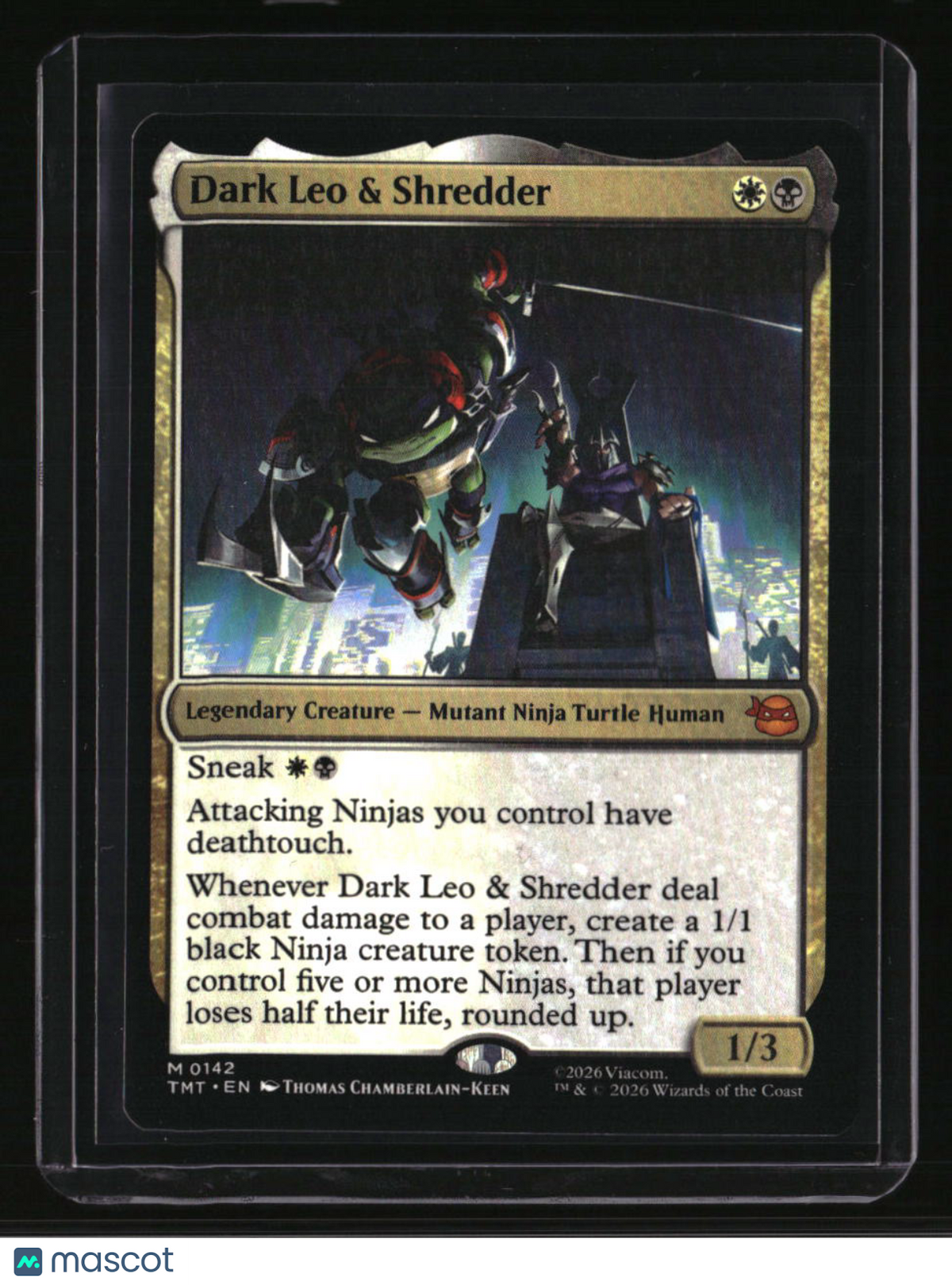 Teenage Mutant Ninja Turtles Dark Leo & Shredder