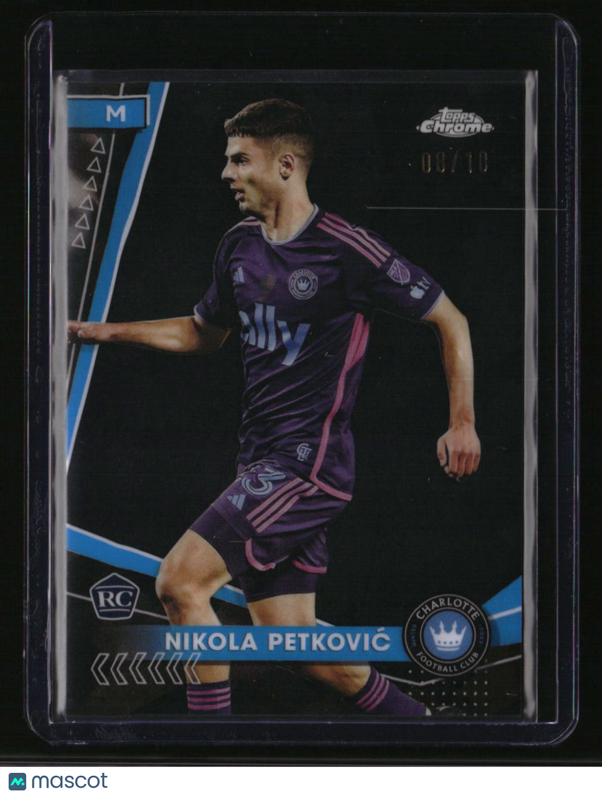 2024 Topps Chrome Sapphire Edition MLS Nikola Petković Black Sapphire #/10