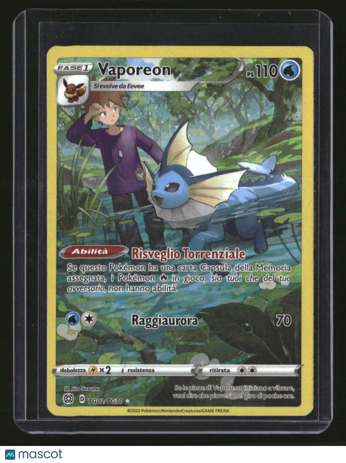 SWSH09: Brilliant Stars Trainer Gallery Vaporeon