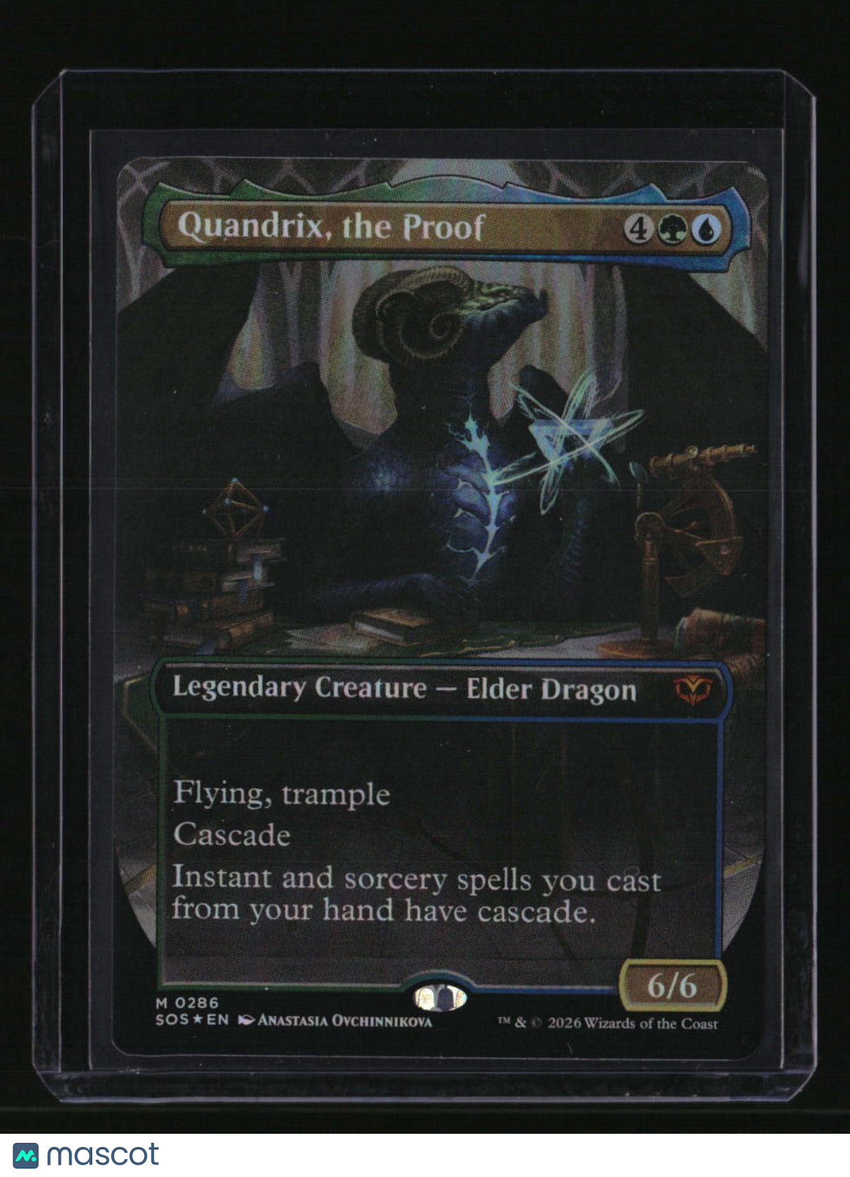 Secrets of Strixhaven Quandrix, the Proof (Borderless) Foil