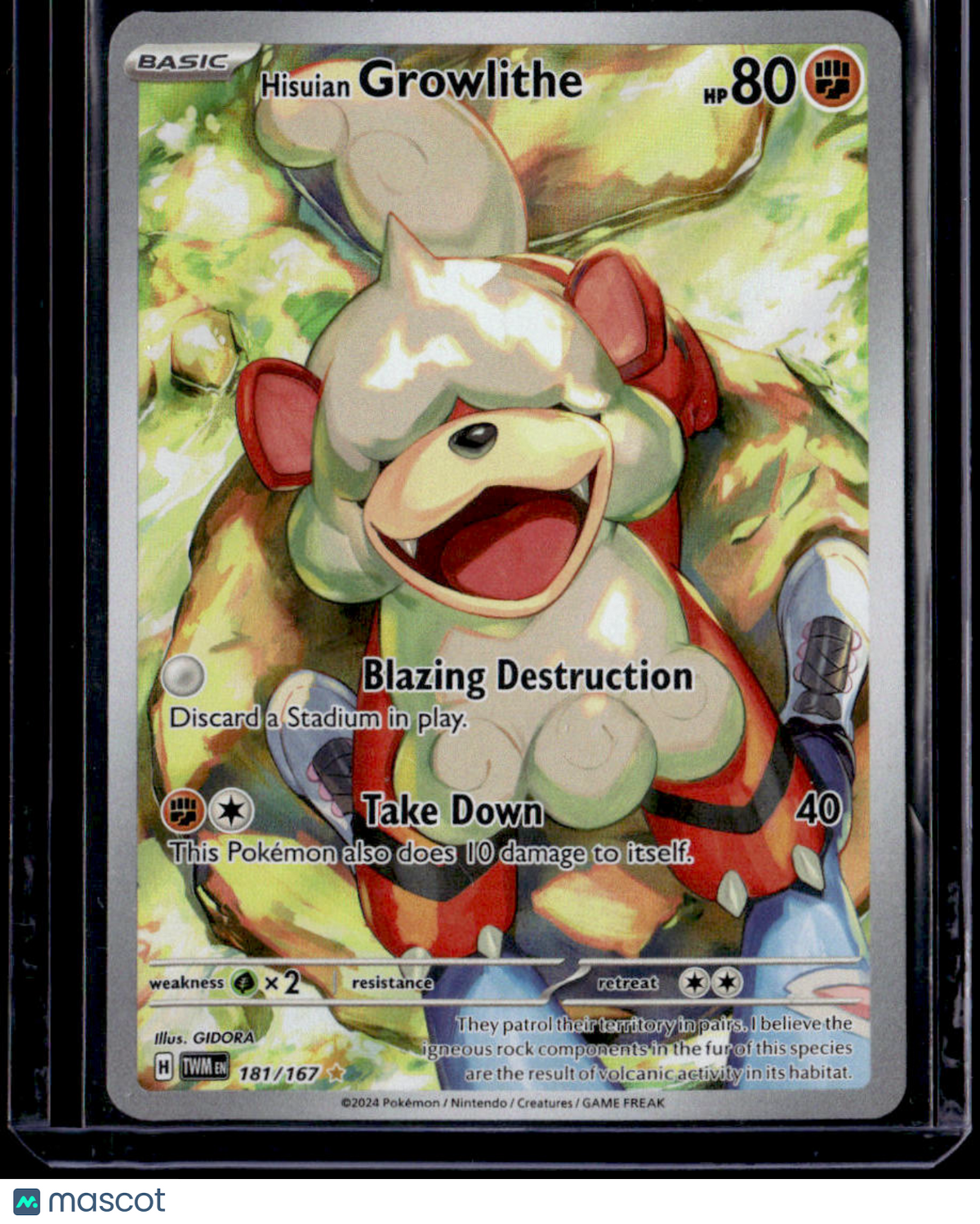 SV06: Twilight Masquerade Hisuian Growlithe