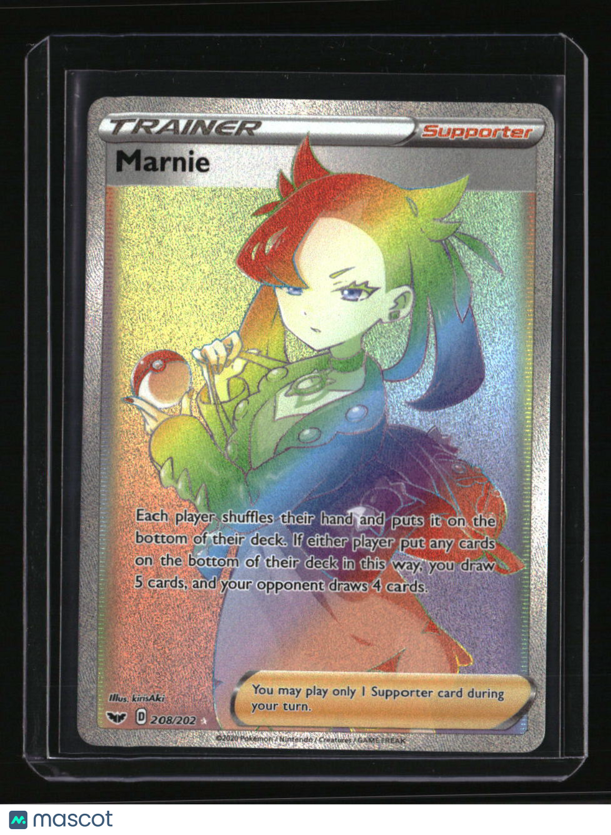 SWSH01: Sword & Shield Base Set Marnie (Secret)