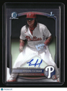 2025 Bowman Aroon Escobar Chrome Prospects Autographs