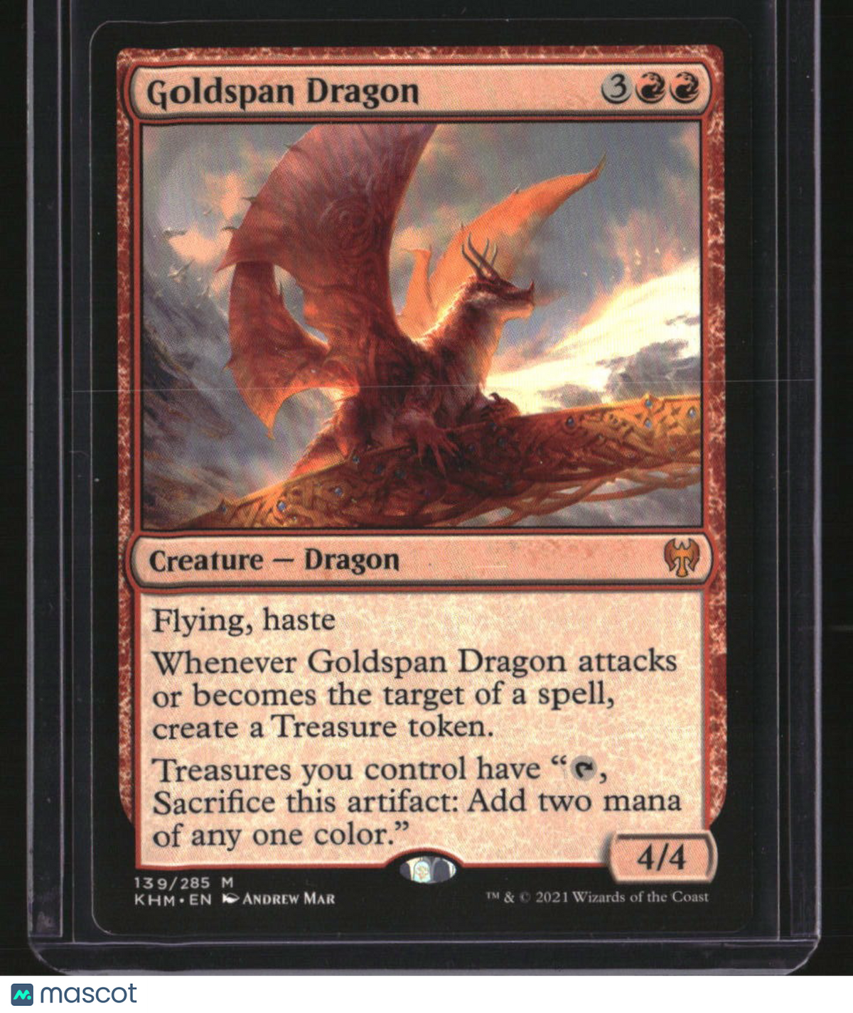 Kaldheim Goldspan Dragon