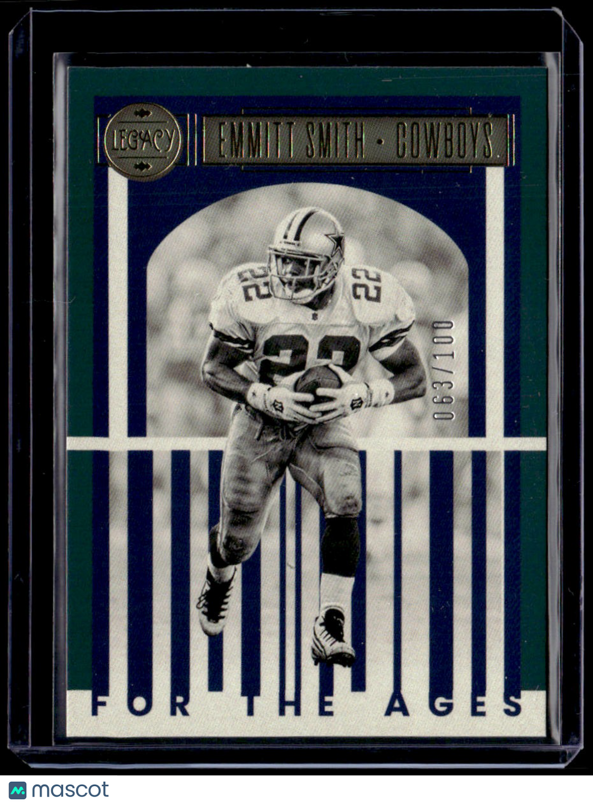 2023 Panini Legacy Emmitt Smith For the Ages Green #/100