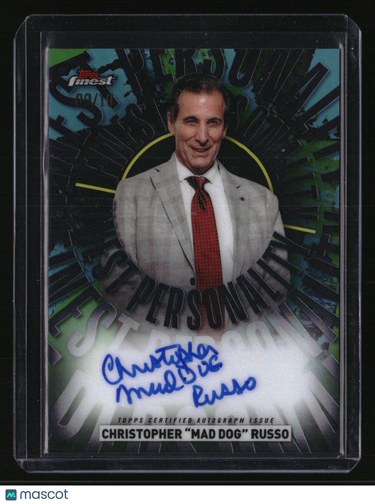 2026 Finest Christopher Russo Finest Personality Autographs Black #/10
