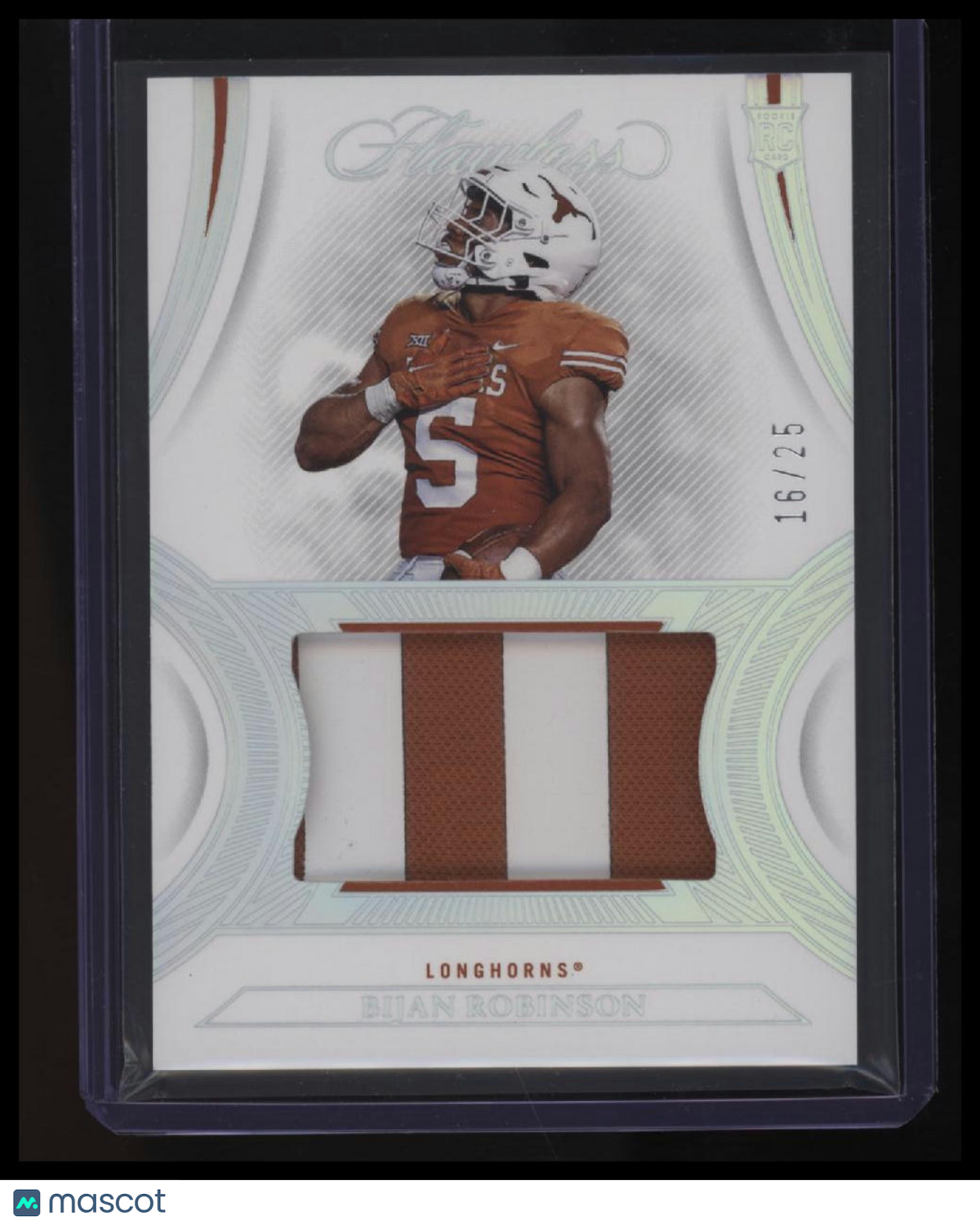 2023 Panini Flawless Collegiate Bijan Robinson Rookie Patches #/25