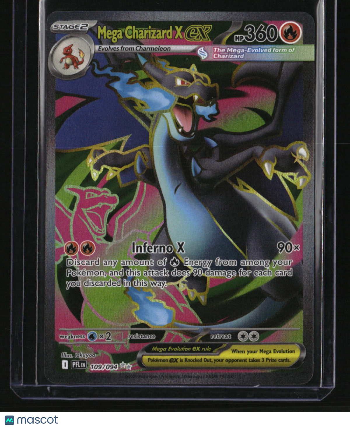 ME02: Phantasmal Flames Mega Charizard X ex