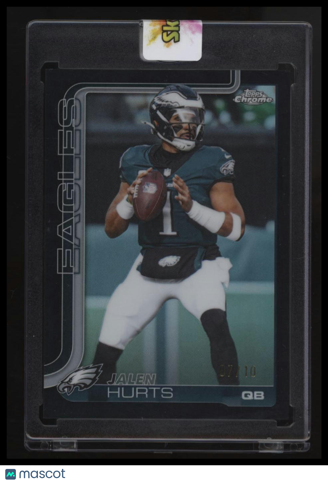 2025 Topps Chrome Jalen Hurts Black Refractor #/10
