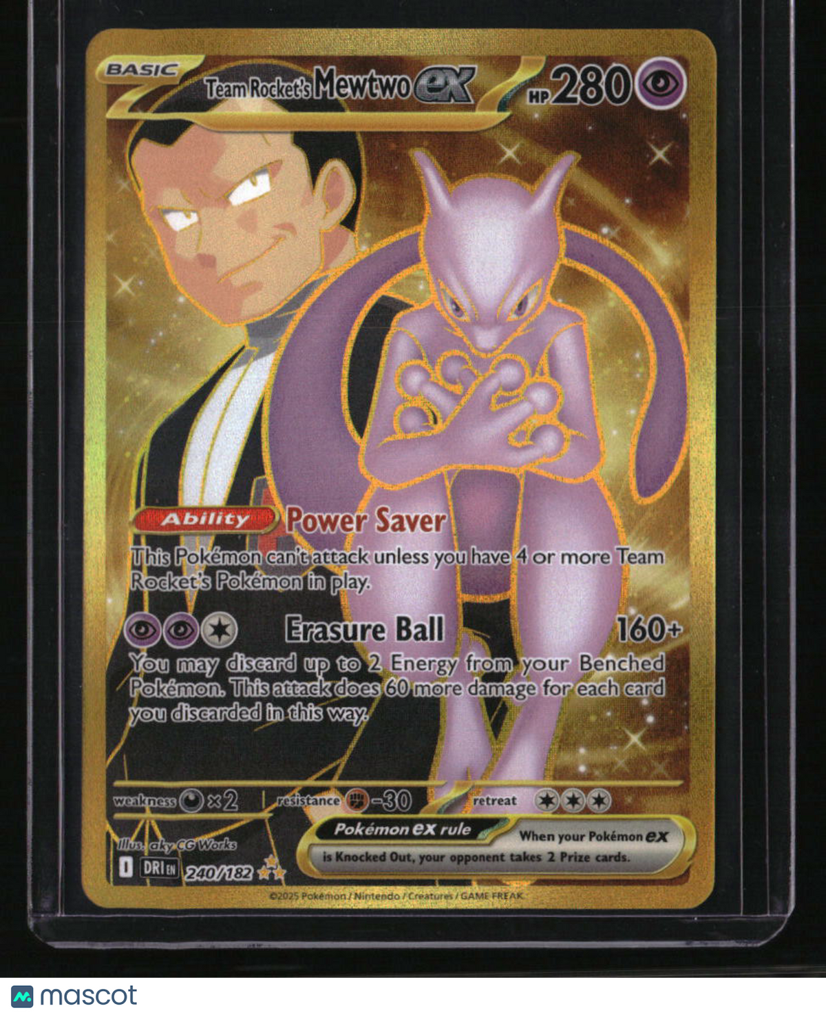 SV10: Destined Rivals Team Rocket's Mewtwo ex