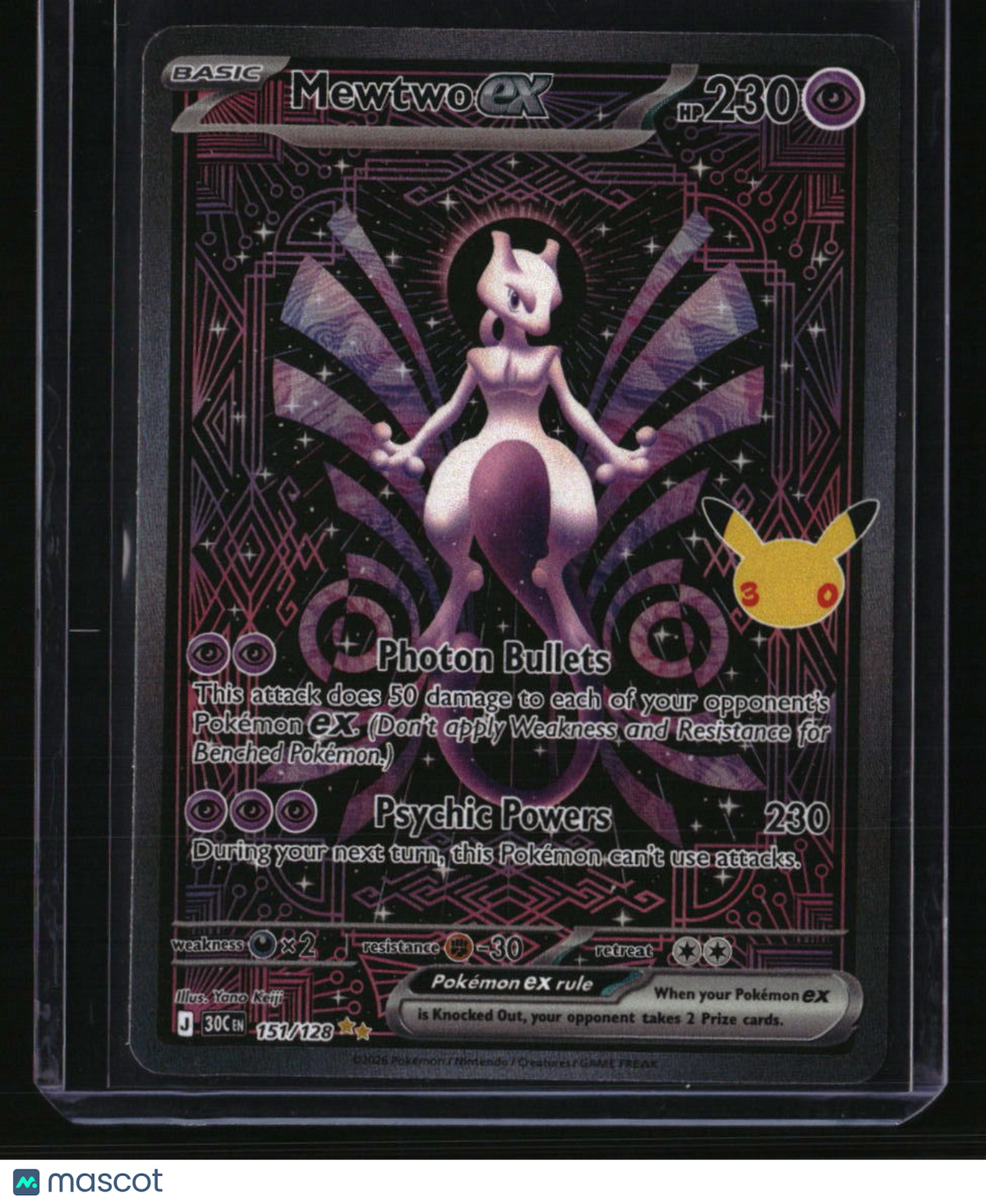 ME: 30th Celebration Mewtwo ex