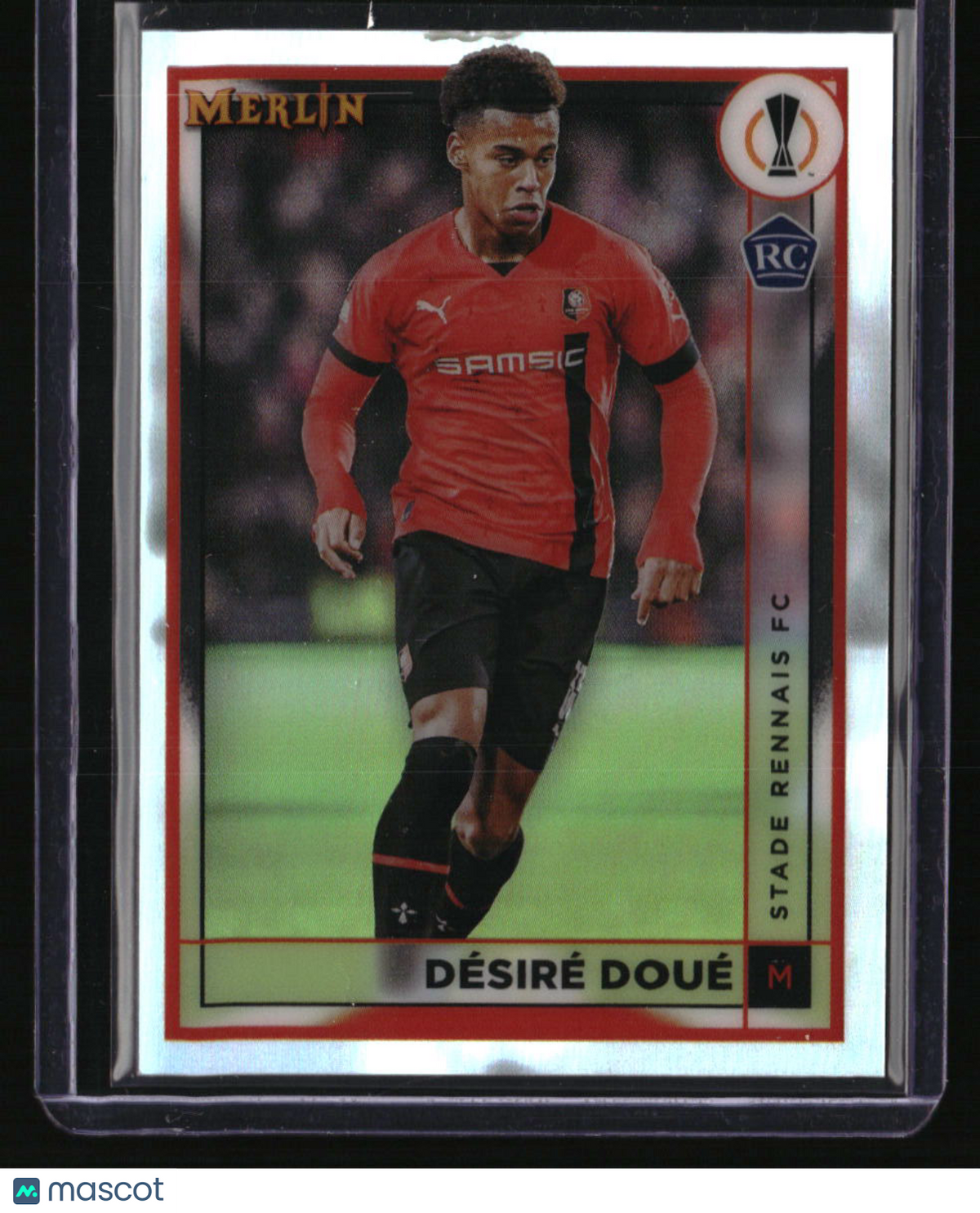 2022-23 Merlin Chrome UEFA Club Competitions Désiré Doué Refractor