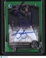 2025 Bowman Chrome Kyle Karros Prospect Autographs Green #/99